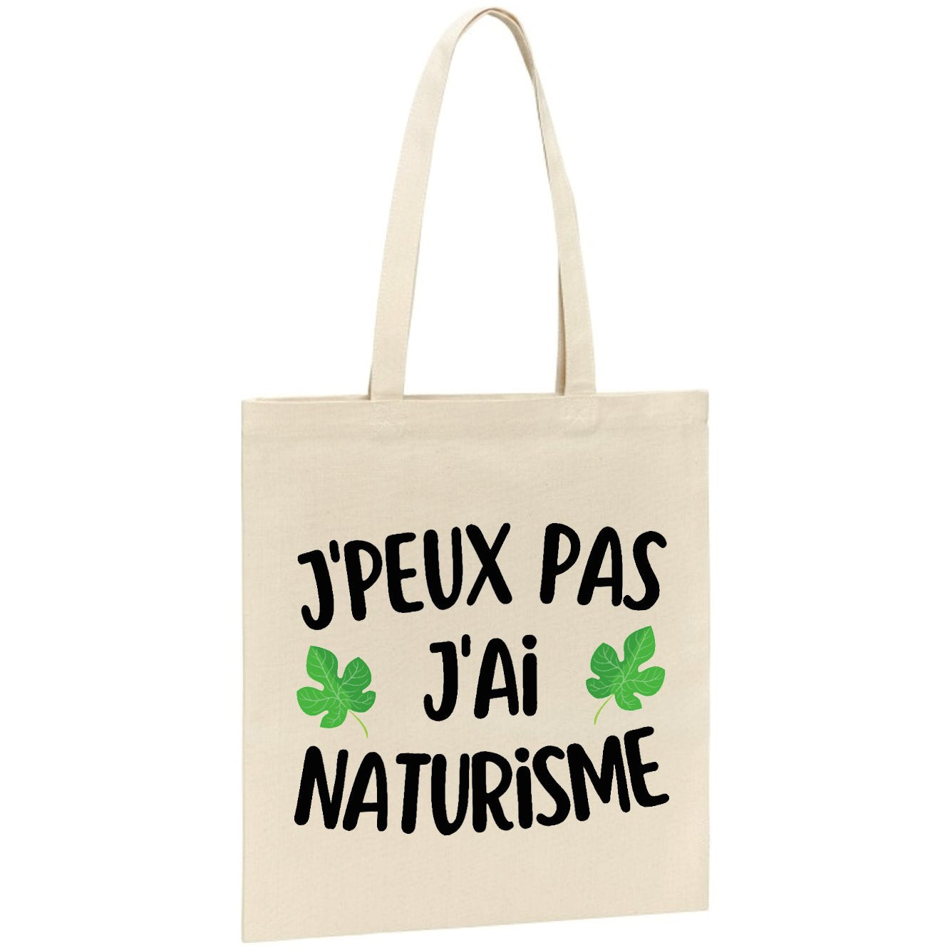 Tote bag J'peux pas j'ai naturisme