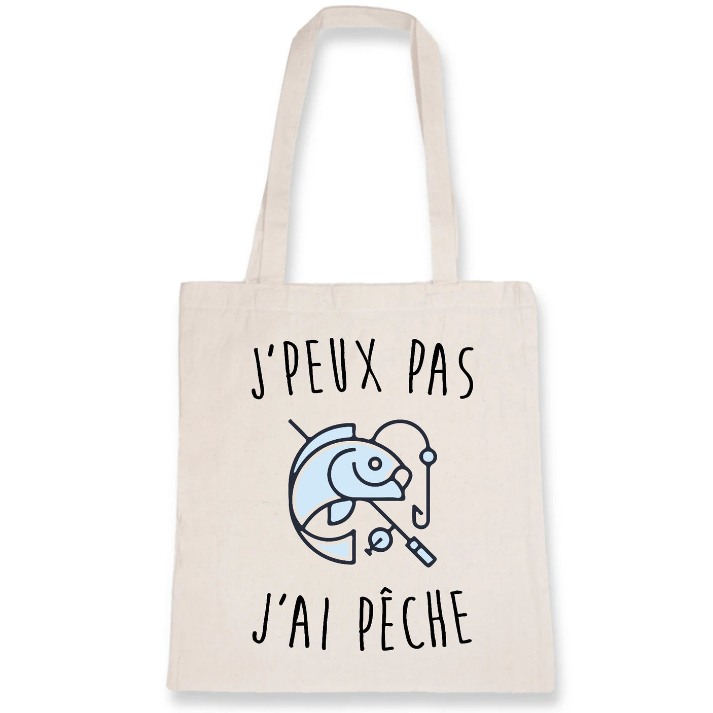 Tote bag J'peux pas j'ai pêche