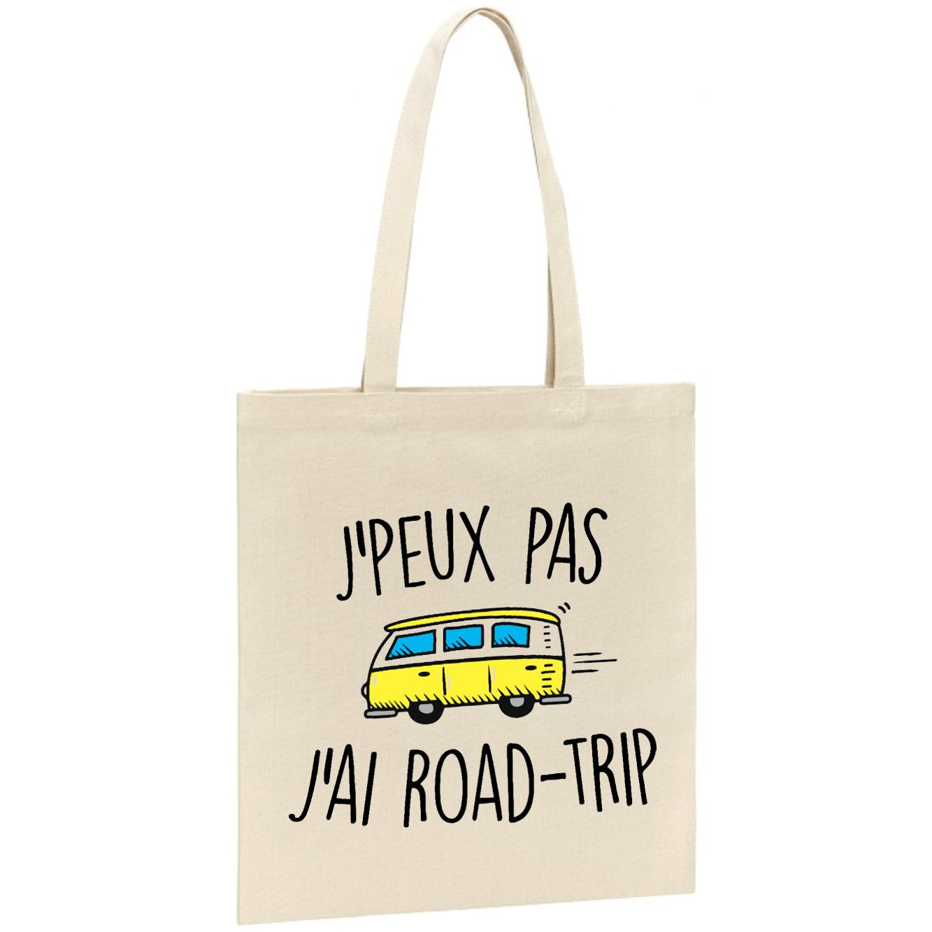 Tote bag J'peux pas j'ai road-trip