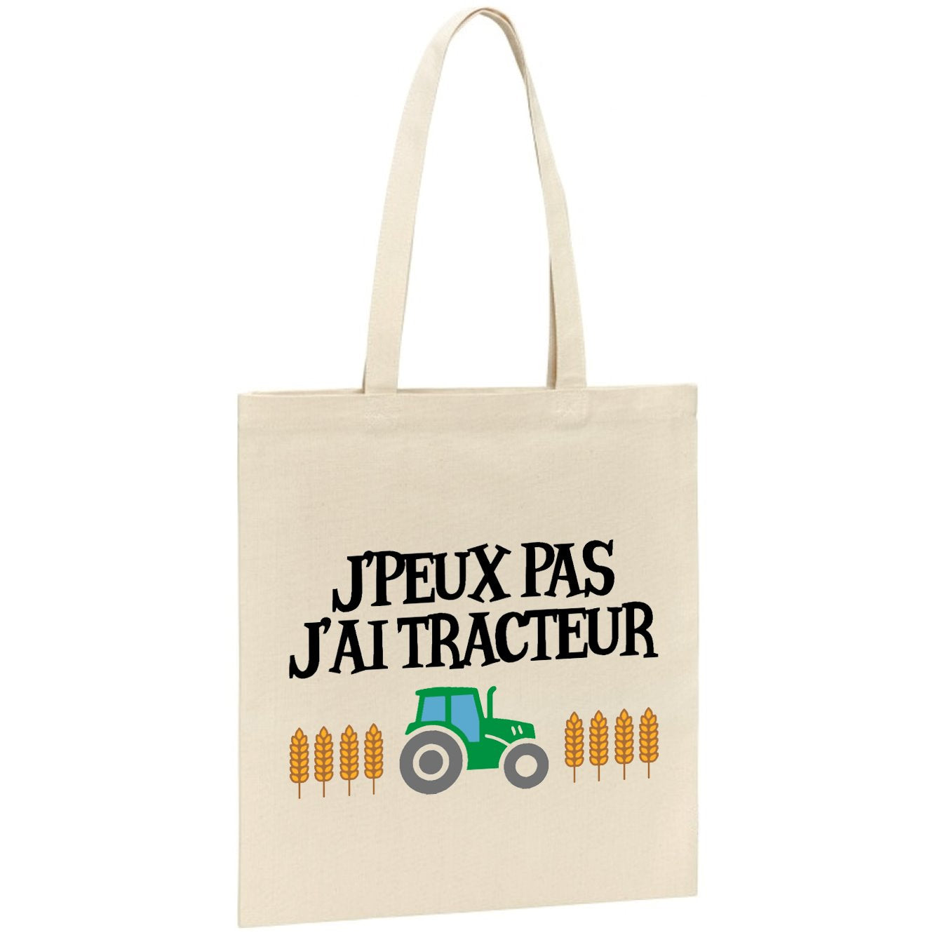 Tote bag J'peux pas j'ai tracteur