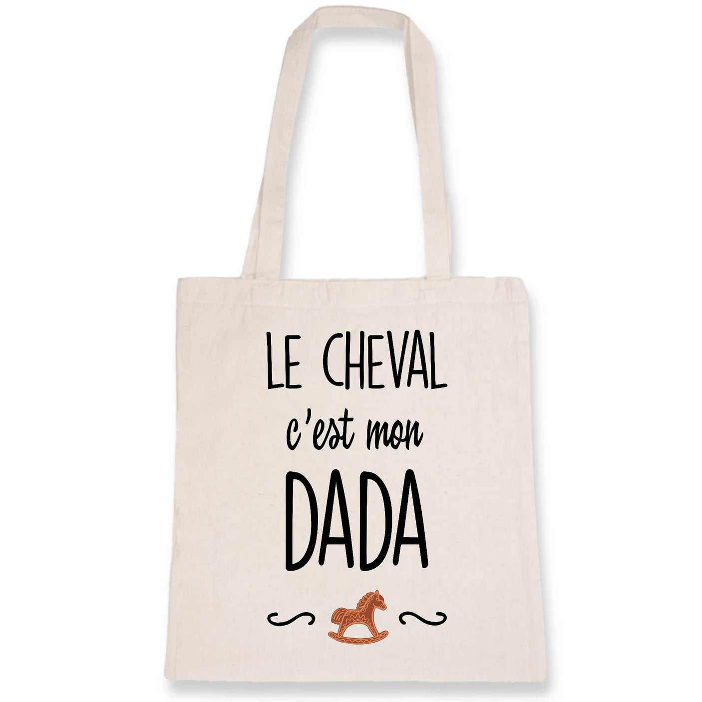 Tote bag Le cheval c'est mon dada