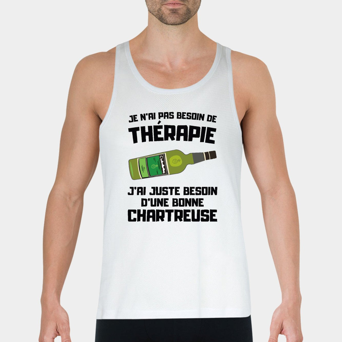 Sweat à Capuche 'Vacances Je N'ai Pas Besoin De Thérapie Tahiti' - Coupe Classique, 241 G - Blague Humour Voyage Décontracté