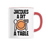 Mug Jacques a dit à table 