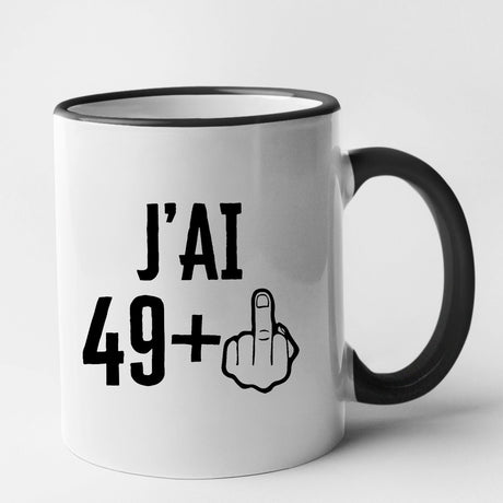 Mug J'ai 50 ans 49 + 1 Noir