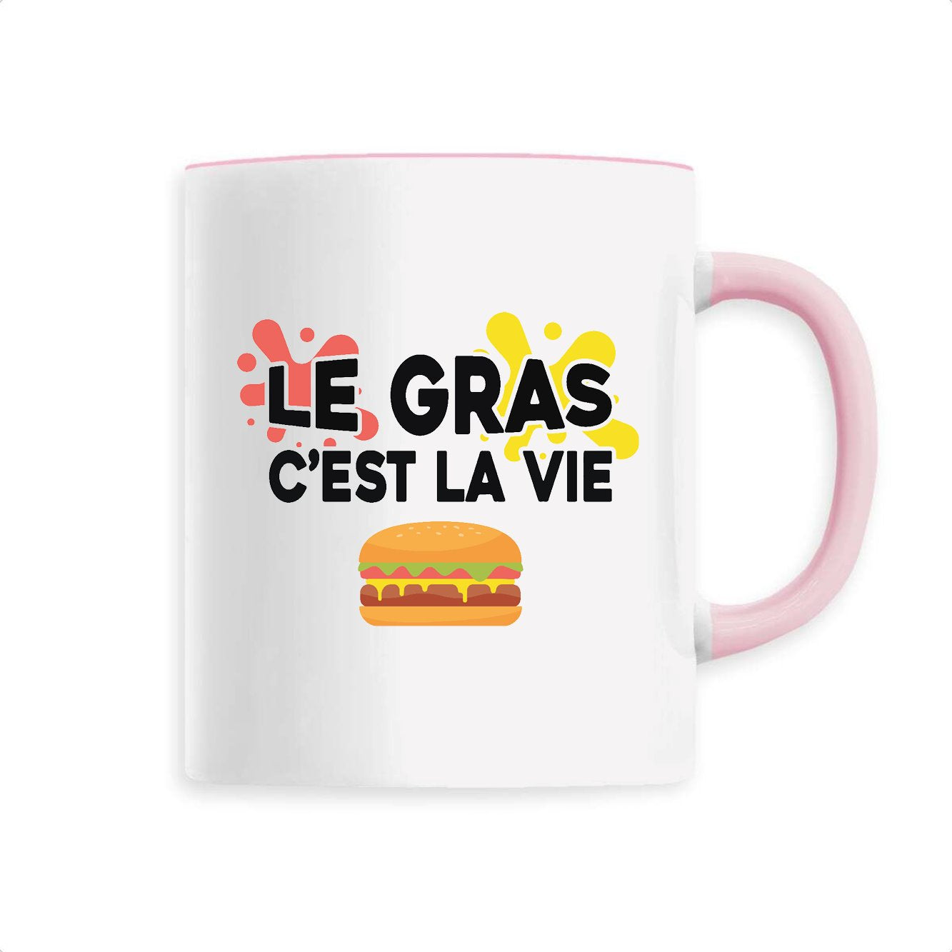 Mug Le gras c'est la vie 