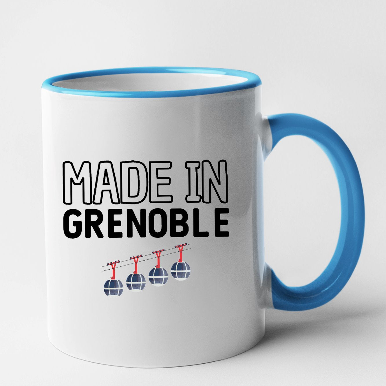 Mug Made in Grenoble Bleu