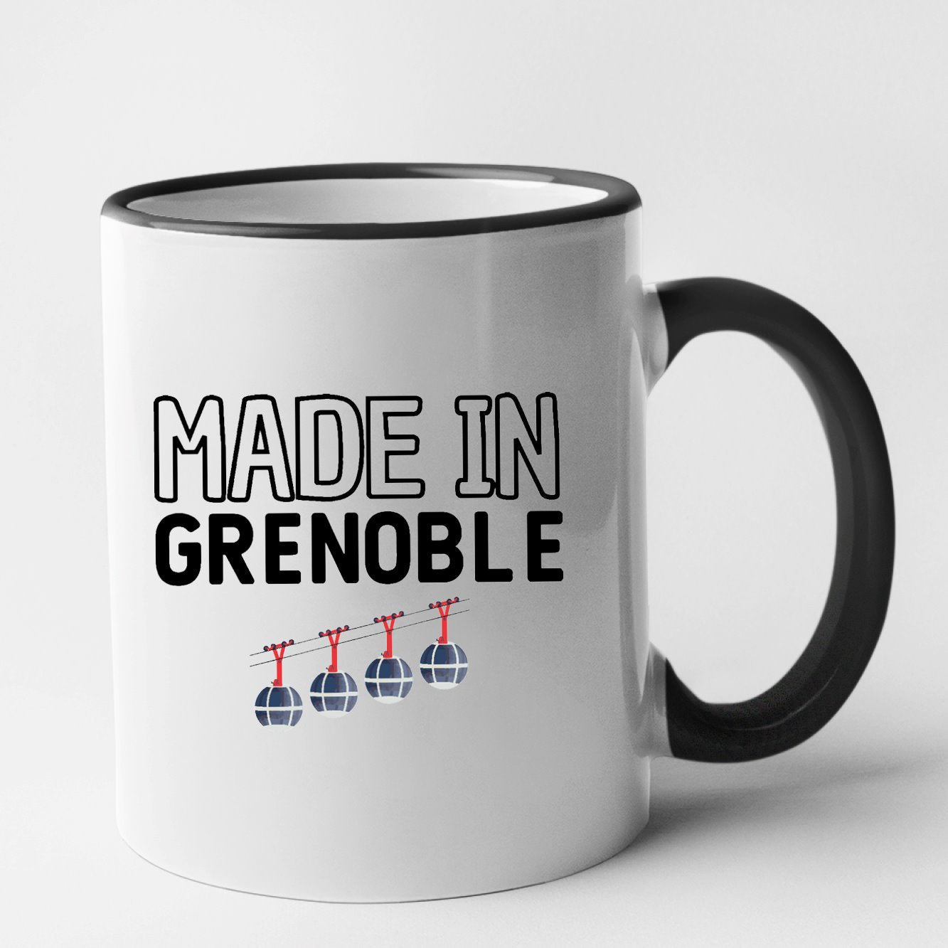 Mug Made in Grenoble Noir