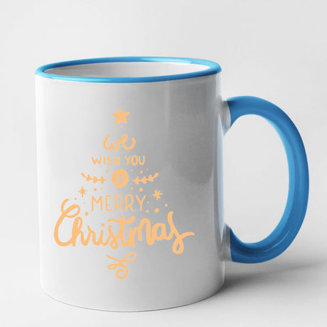 Mug Merry Christmas Bleu