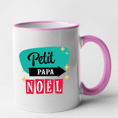 Mug Petit Papa Noël Rose