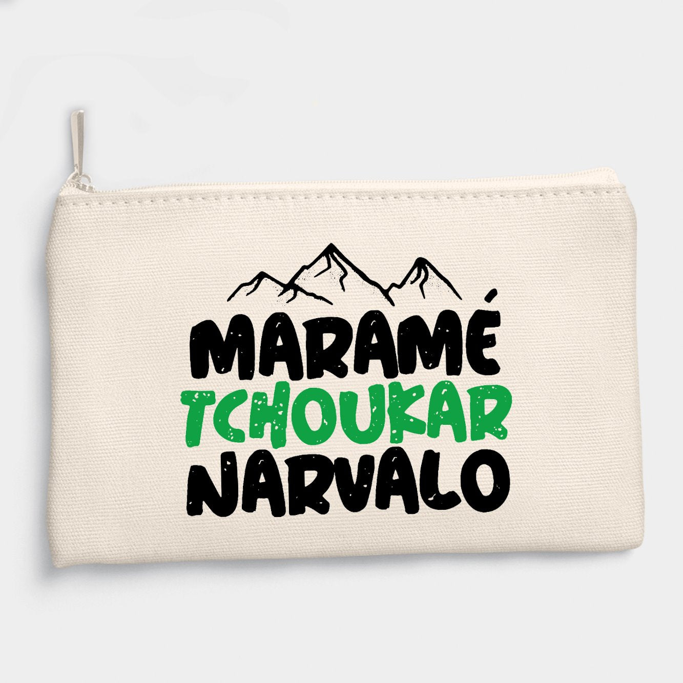 Pochette Maramé tchoukar narvalo Beige