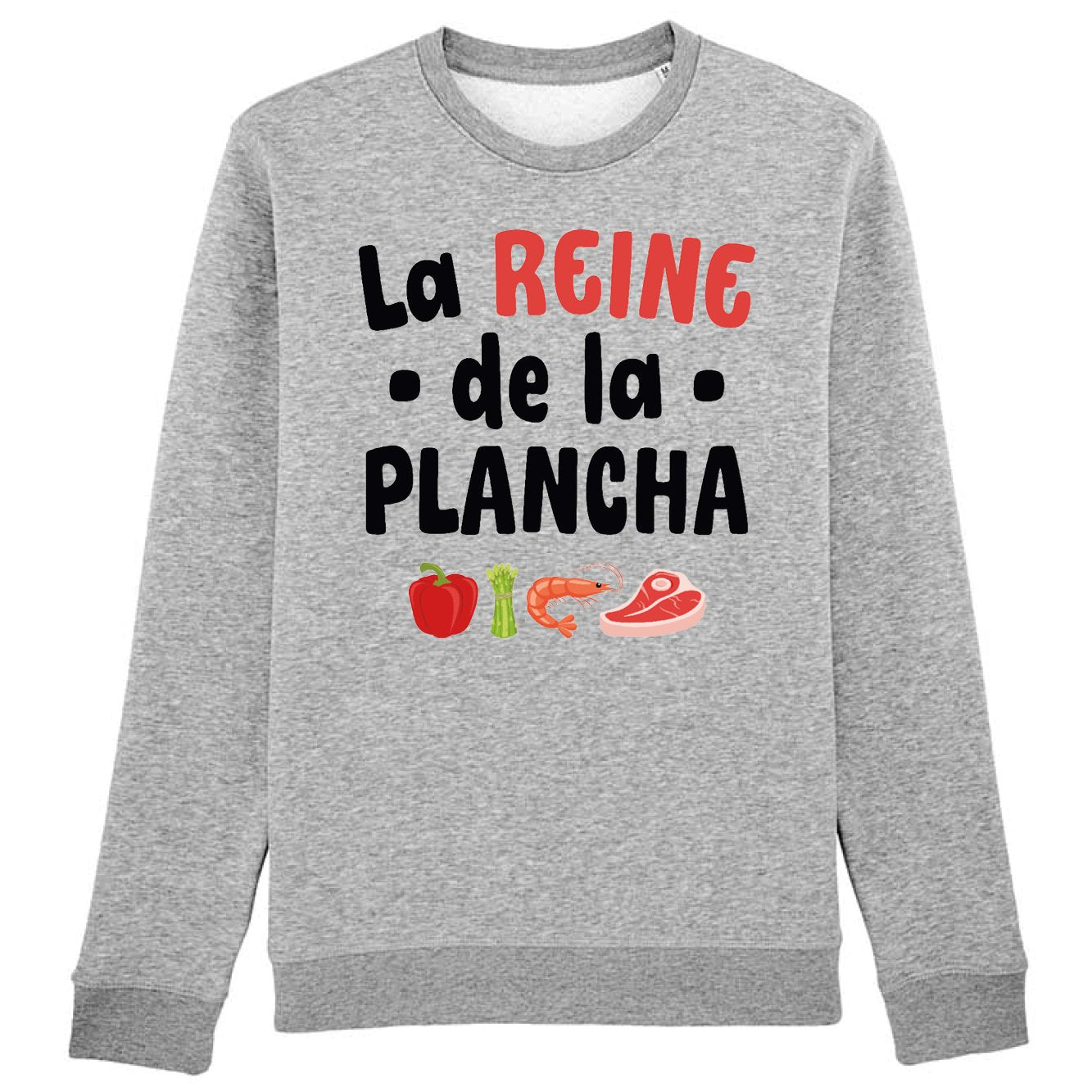 Sweat Adulte La reine de la plancha 