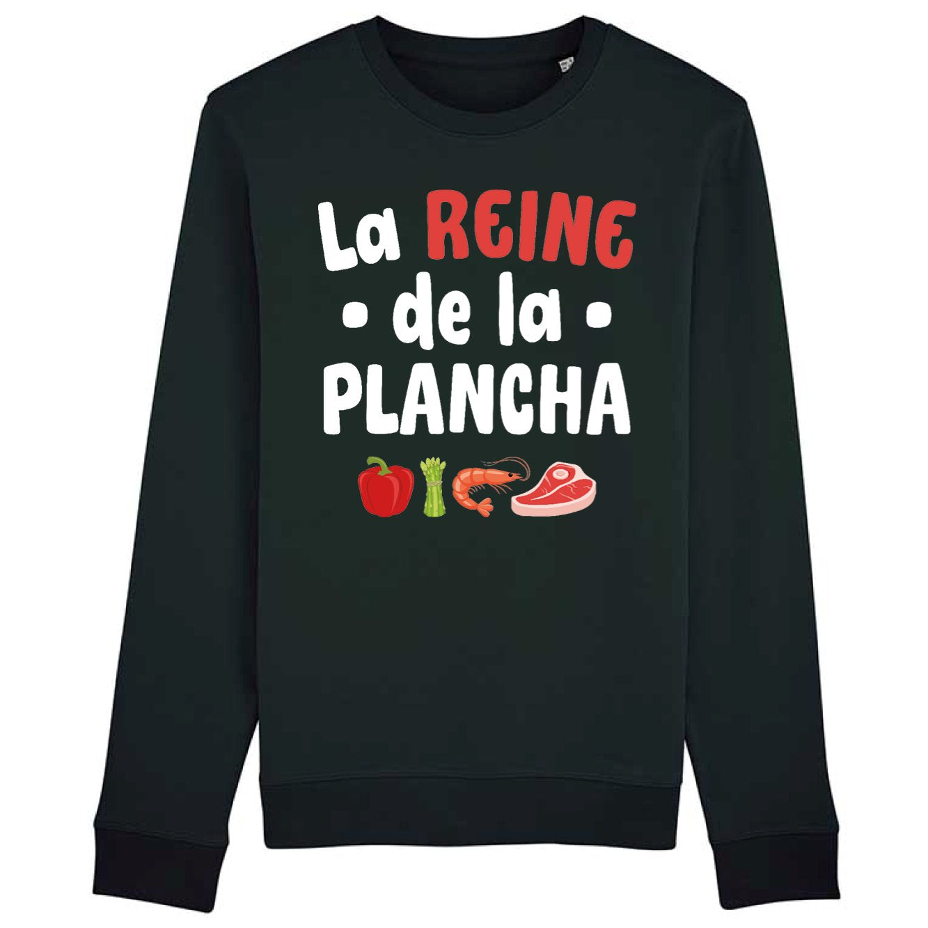 Sweat Adulte La reine de la plancha 