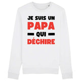 Sweat Adulte Papa qui déchire 