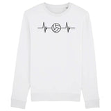 Sweat Adulte Rythme cardiaque volley 