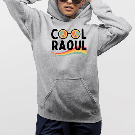 Sweat Capuche Adulte Cool Raoul Gris