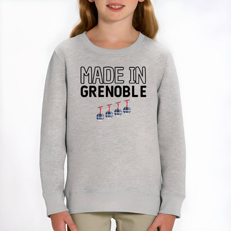 Sweat Enfant Made in Grenoble Gris