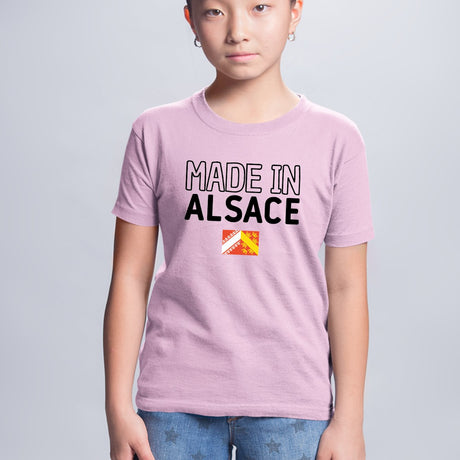 T-Shirt Enfant Made in Alsace Rose