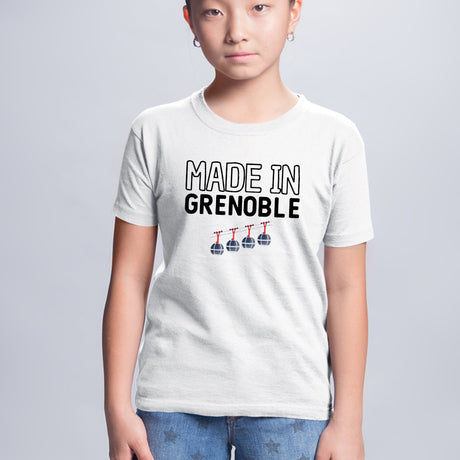 T-Shirt Enfant Made in Grenoble Blanc