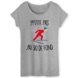 T-Shirt Femme J'peux pas j'ai ski de fond 