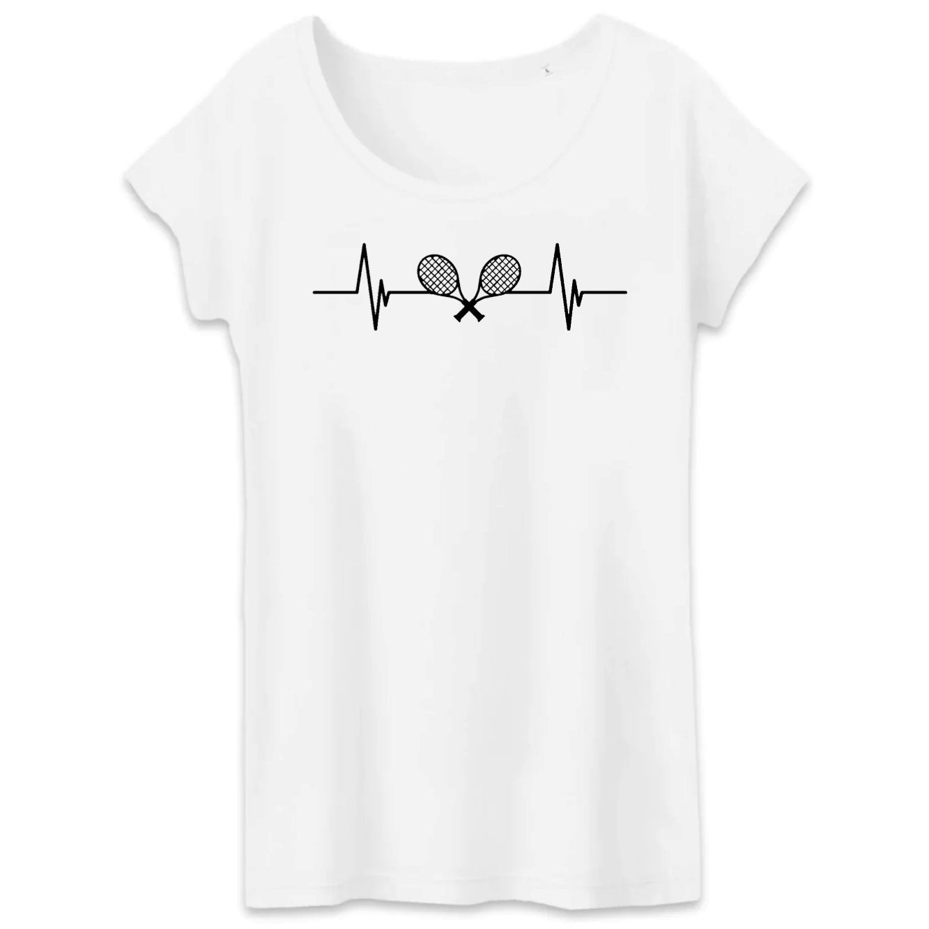 T-Shirt Femme Rythme cardiaque tennis 