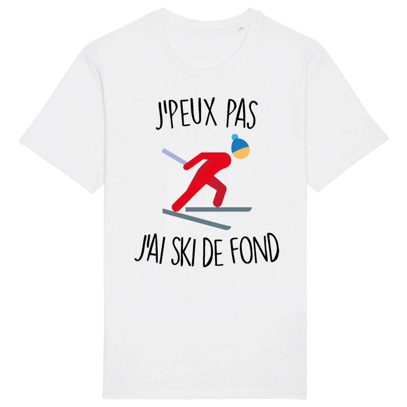 T-Shirt Homme J'peux pas j'ai ski de fond 