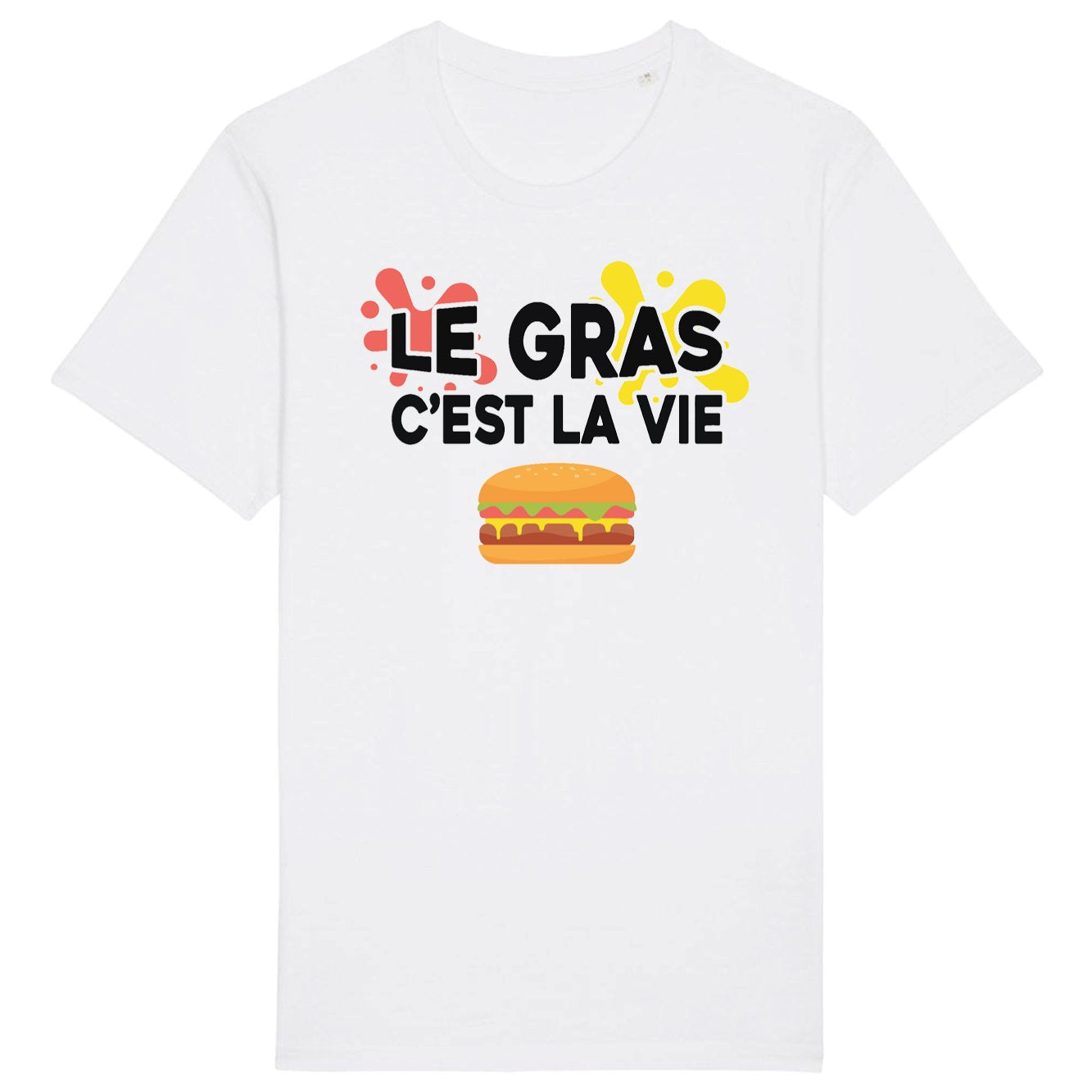 T-Shirt Homme Le gras c'est la vie 