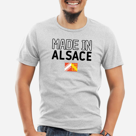 T-Shirt Homme Made in Alsace Gris