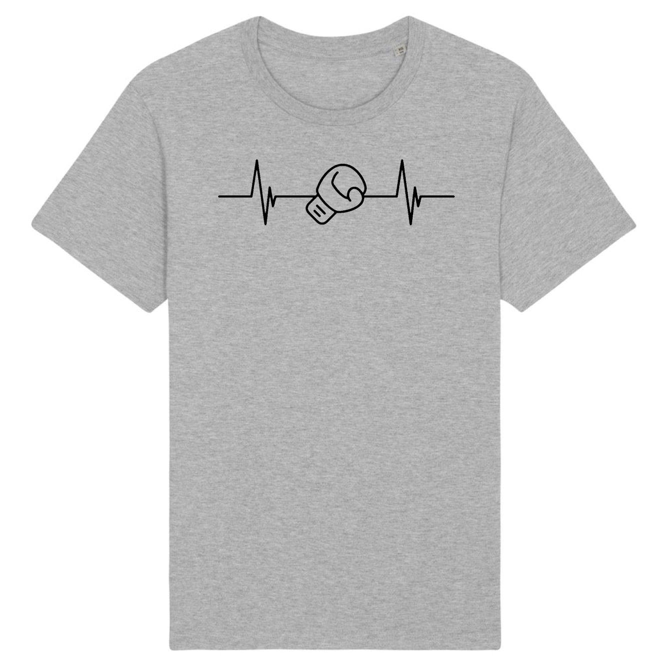 T-Shirt Homme Rythme cardiaque boxe 