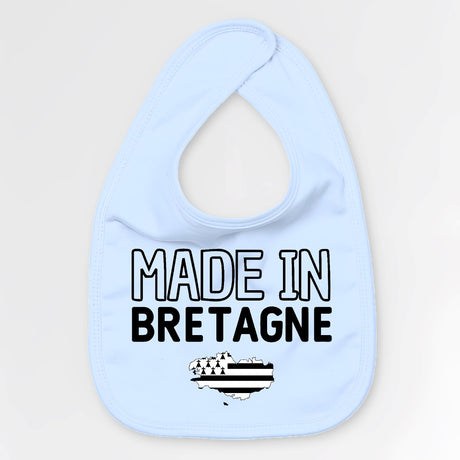 Bavoir Bébé Made in Bretagne Bleu