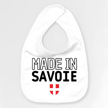 Bavoir Bébé Made in Savoie Blanc