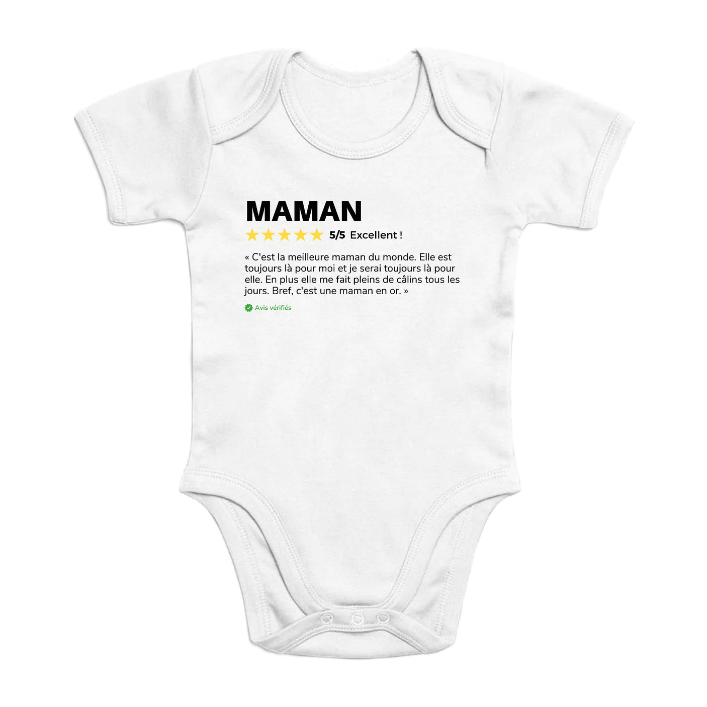 Body Bébé Avis client Maman 