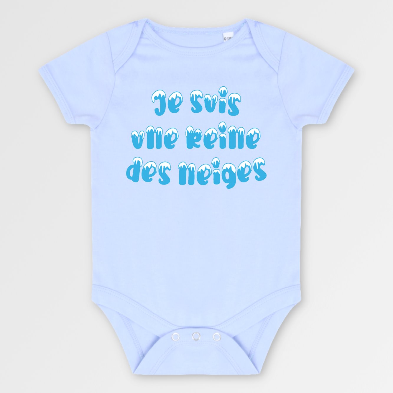 Body Bébé Je suis une reine des neiges Bleu