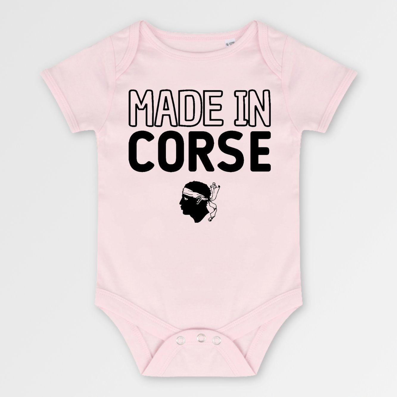 Body Bébé Made in Corse Rose