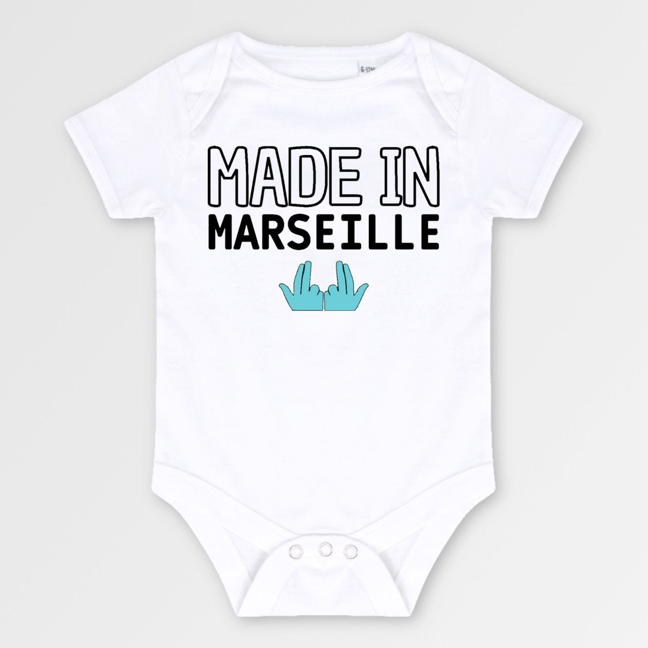 Body Bébé Made in Marseille Blanc