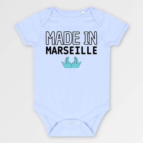 Body Bébé Made in Marseille Bleu