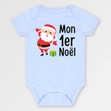 Body Bébé Mon premier Noël Bleu