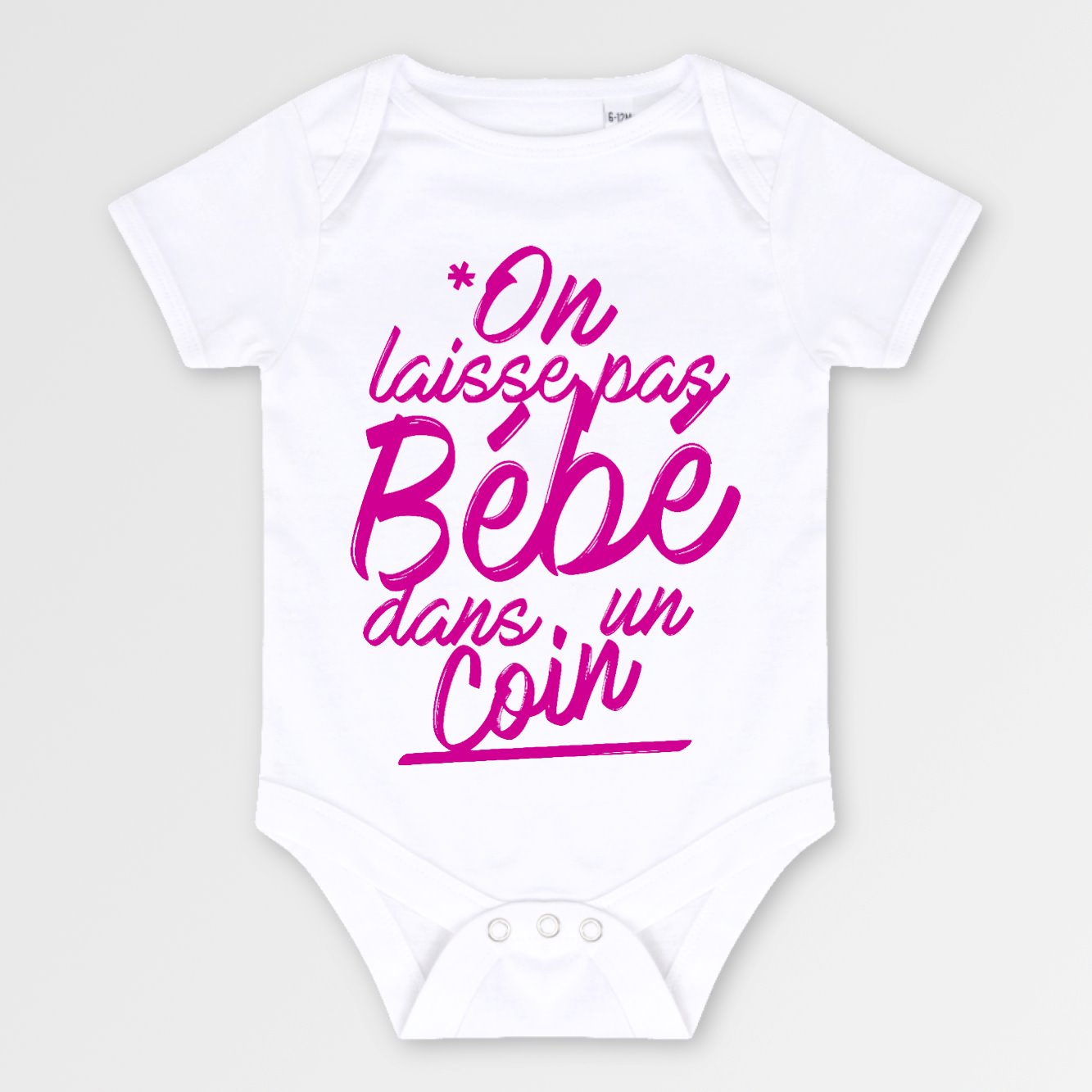 Tee Shirt Bon Coin Vetement Bebe Garcon Body Bébé On Laisse Pas