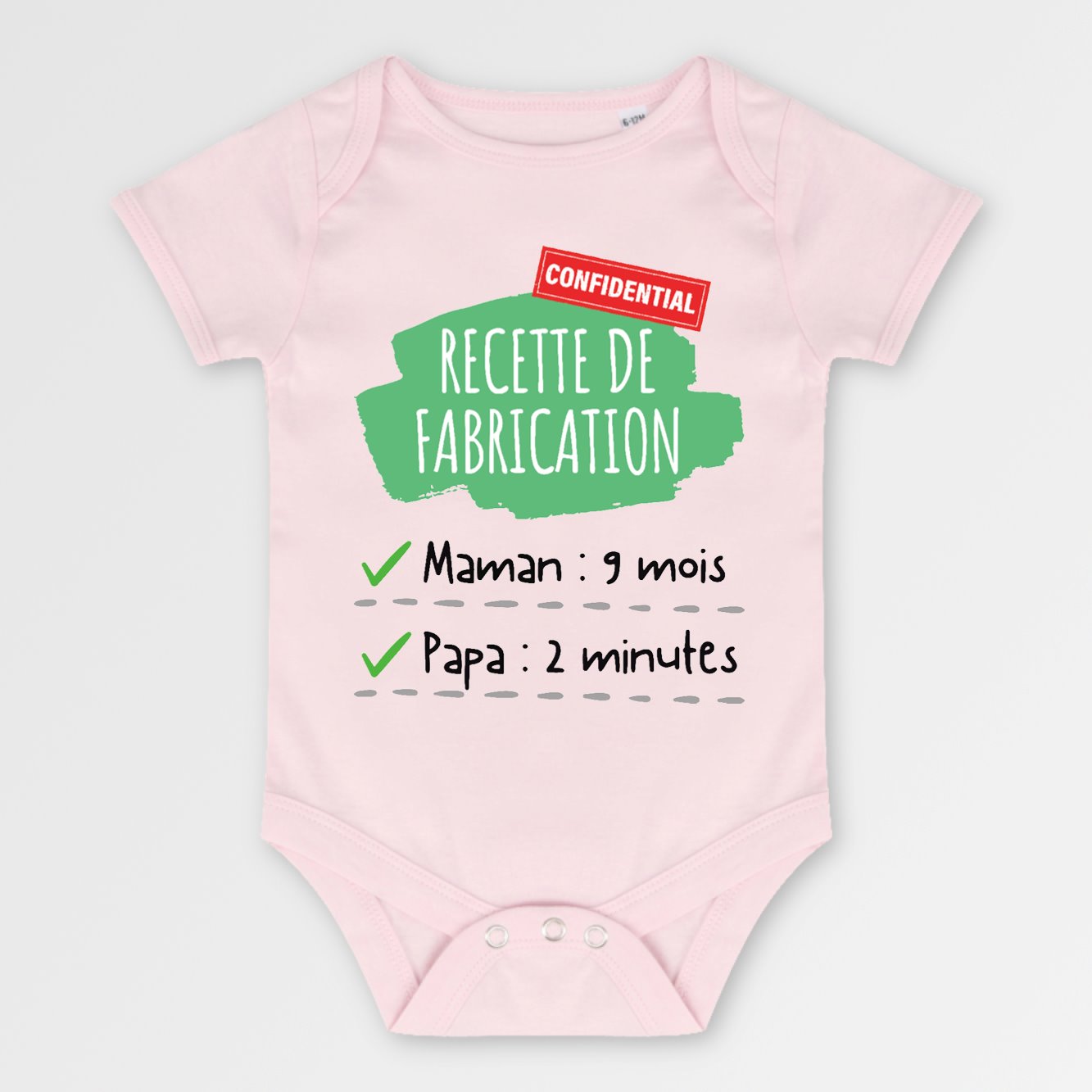 Body Bébé "Une Maman Qui Déchire" - Imprimé En France, Cadeau Humour Naissance Original