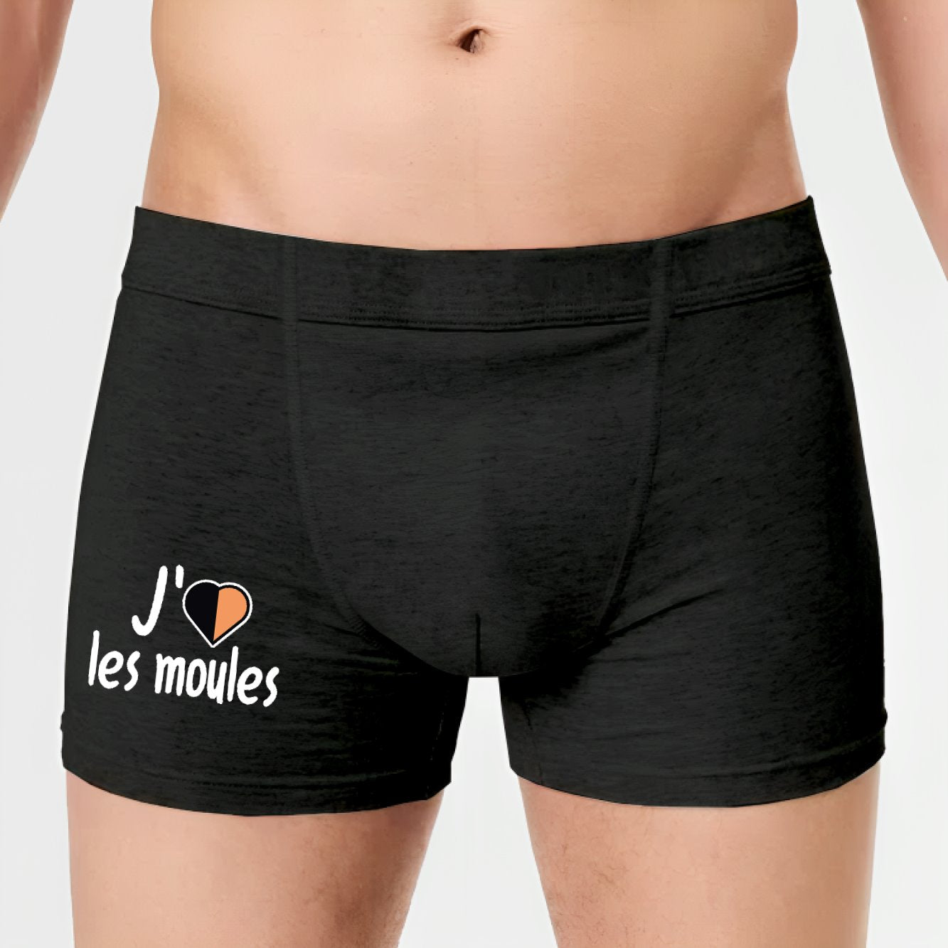 Boxer Homme J'aime les moules 