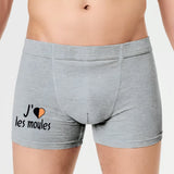 Boxer Homme J'aime les moules 