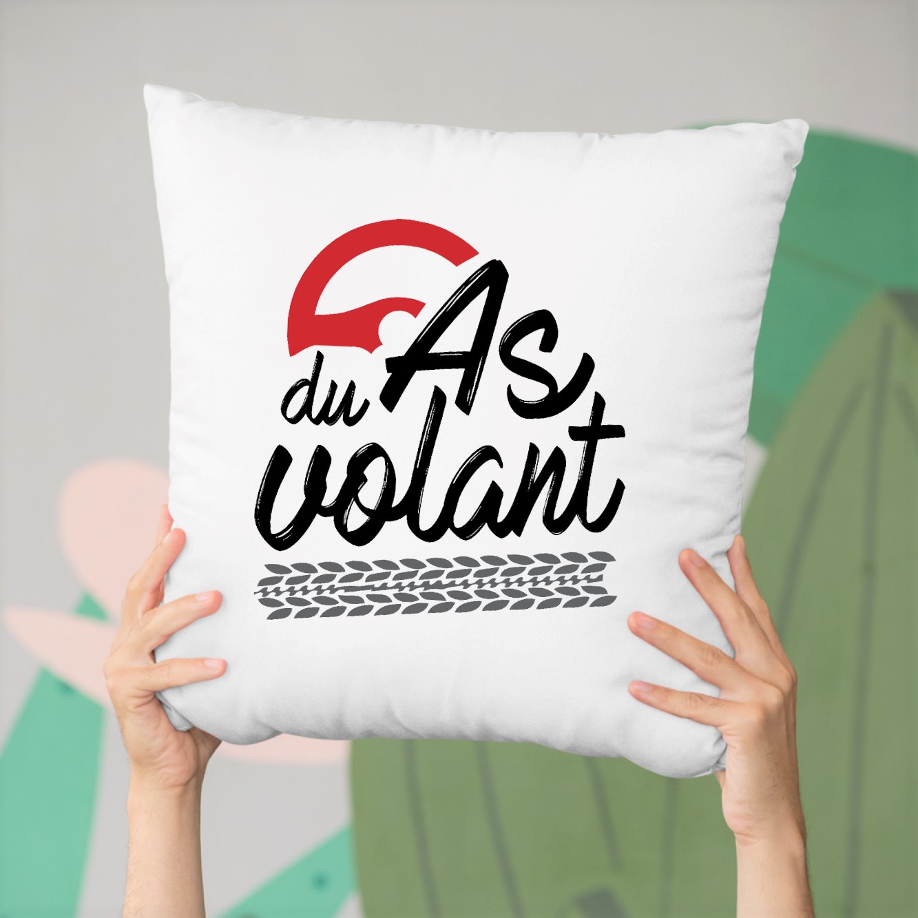 Coussin As du volant Blanc