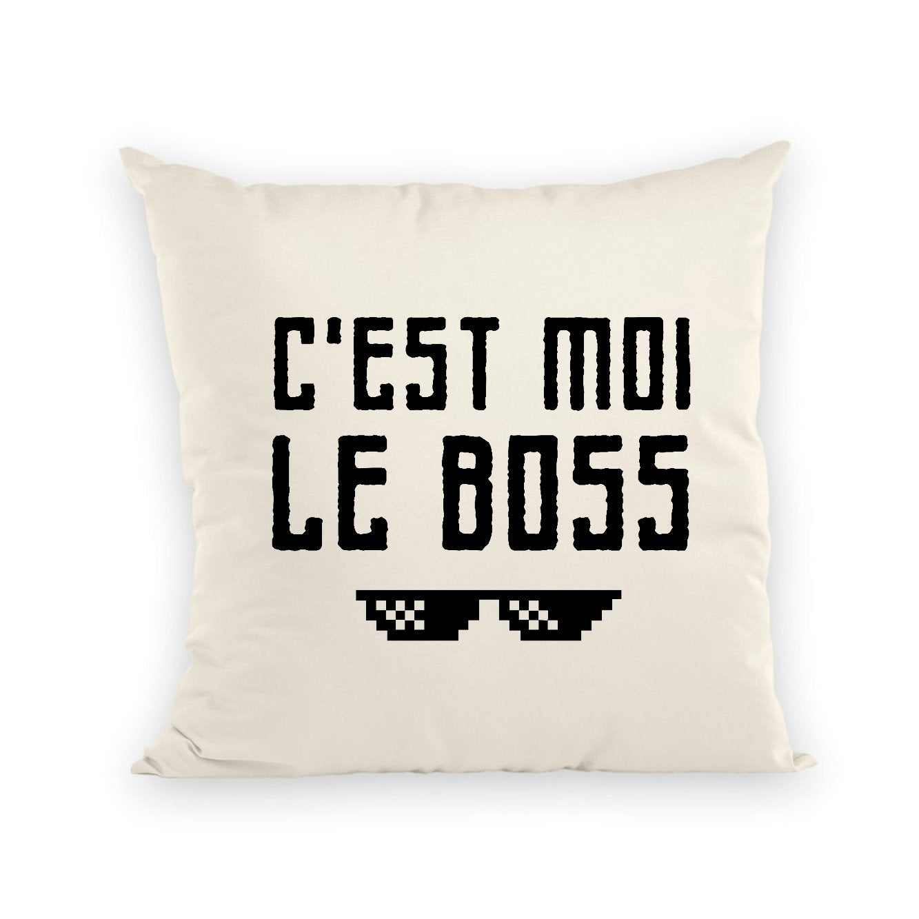 Coussin C'est moi le boss 