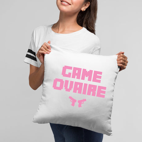 Coussin Game ovaire Blanc