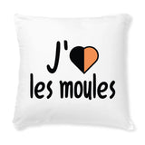 Coussin J'aime les moules 