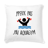 Coussin J'peux pas j'ai aquagym 