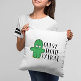 Coussin Qui s'y frotte s'y pique Blanc