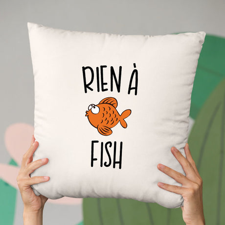 Coussin Rien à fish Beige