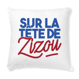 Coussin Sur la tête de Zizou 