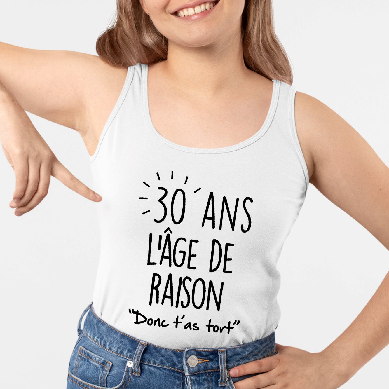 Débardeur '33 & Fabulous' - Cadeau D'Anniversaire Pour 33 Ans | Pour Femme, Épouse, Amie