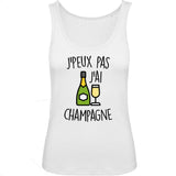 Débardeur Femme J'peux pas j'ai champagne 